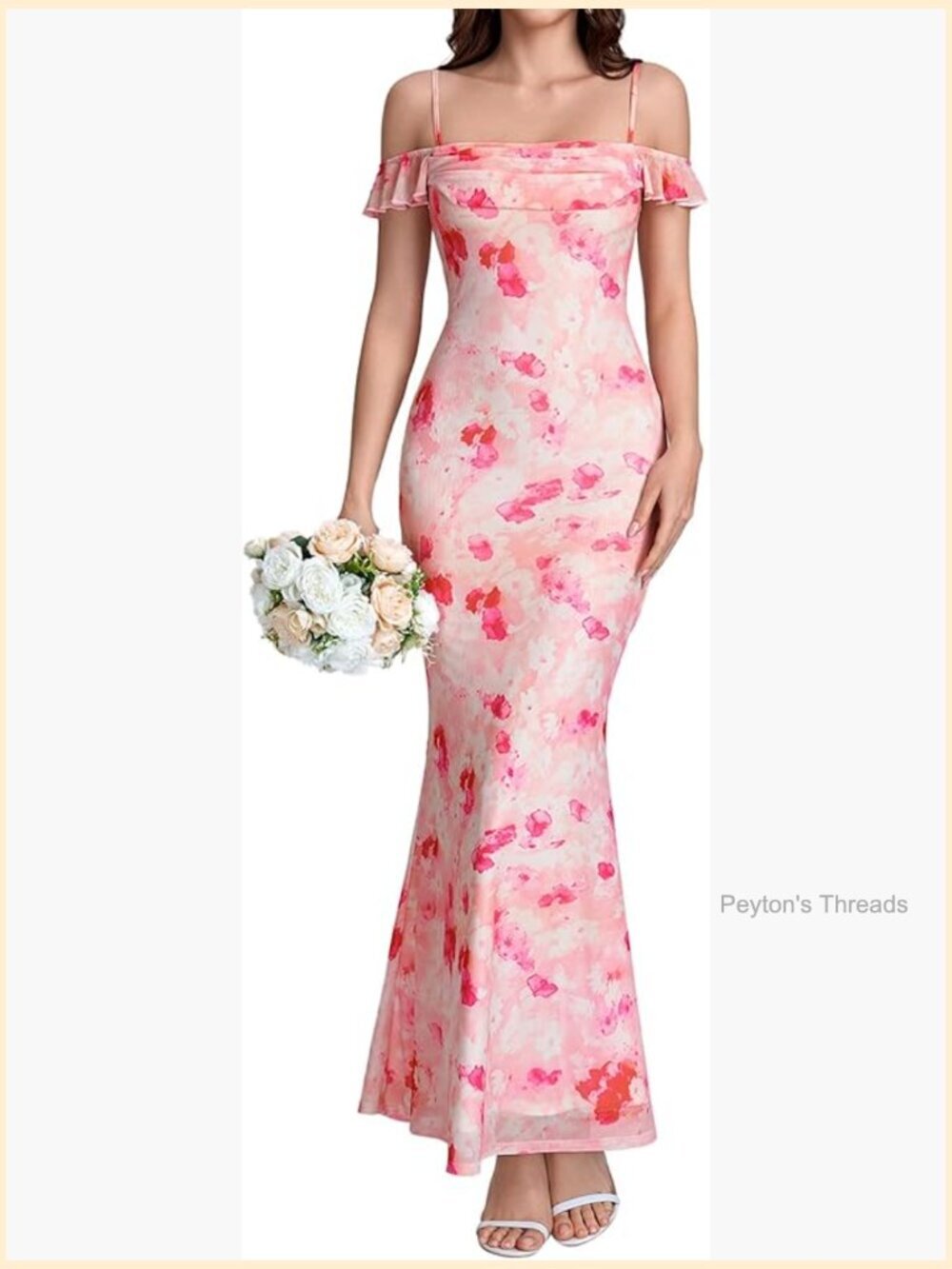 Off Shoulder Bodycon Mesh Maxi Dress Ruched Formal Party Dress